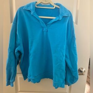 Daily Drills Oversized Collared Crew